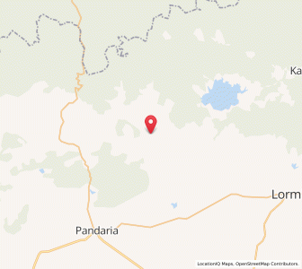 Map of Kodwa, Chhattisgarh