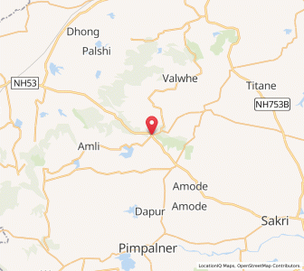 Map of Kohdaibari, Maharashtra