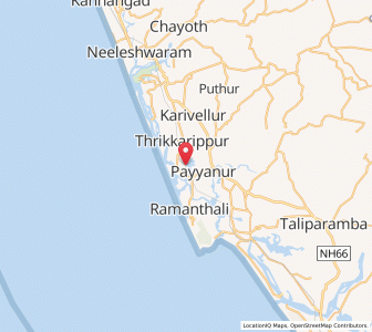 Map of Kokkanisseri, Kerala