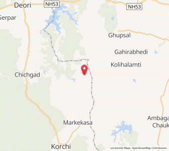 Map of Kokori, Maharashtra