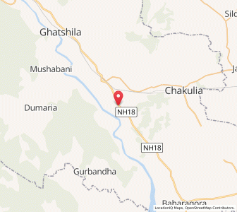 Map of Kokpara, Jharkhand
