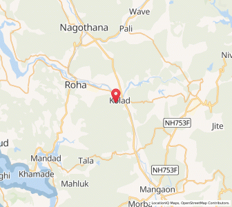 Map of Kolad, Maharashtra