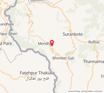 Map of Kolan, Kashmir