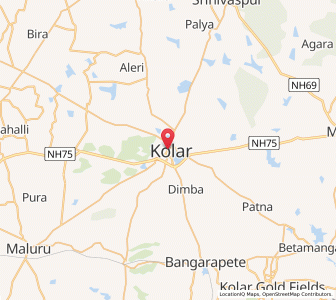 Map of Kolar, Himachal Pradesh