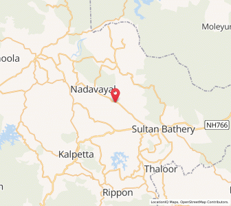 Map of Koleri, Kerala