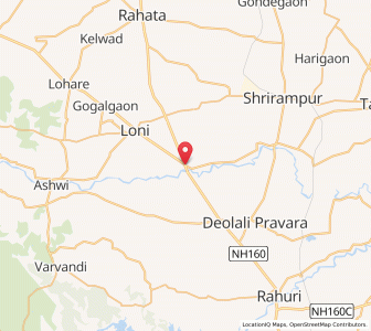 Map of Kolhar Budrukh, Maharashtra
