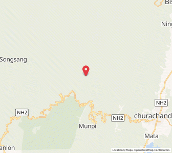 Map of Kolhen, Manipur