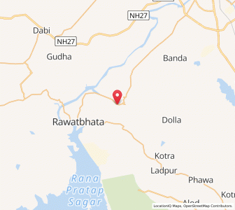 Map of Kolipura, Rajasthan