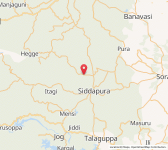 Map of Kolsirsi, Karnataka