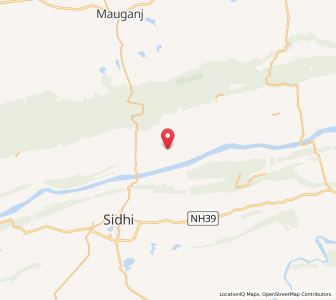 Map of Koludi, Madhya Pradesh