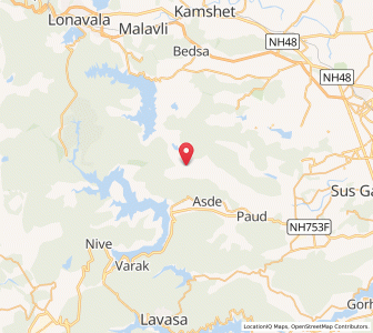 Map of Kolvan, Maharashtra