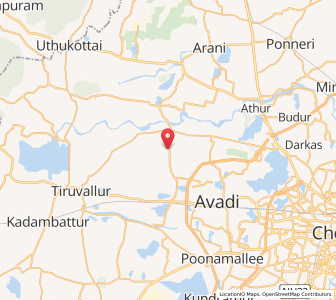 Map of Komagambedu, Tamil Nadu