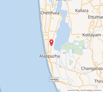 Map of Komalapuram, Kerala