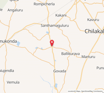 Map of Kommalapadu, Andhra Pradesh