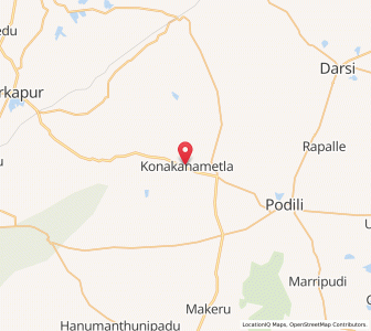Map of Konakanametla, Andhra Pradesh