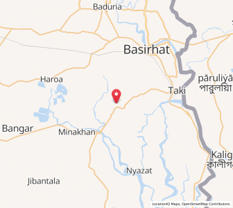 Map of Konanager, West Bengal