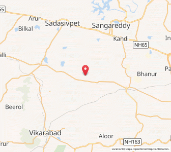 Map of Konapur, Andhra Pradesh