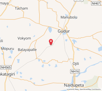 Map of Kondagunta, Andhra Pradesh