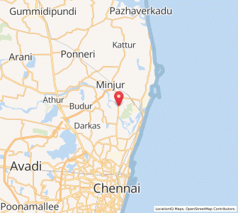 Map of Kondakarainattam, Tamil Nadu