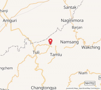 Map of Kongtsung Toluba, Nagaland