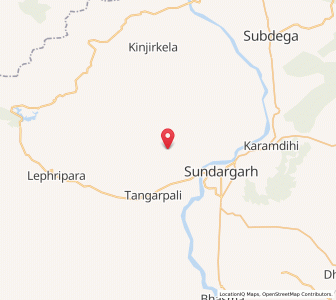 Map of Konokjora, Odisha
