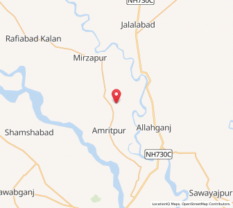 Map of Konria, Uttar Pradesh