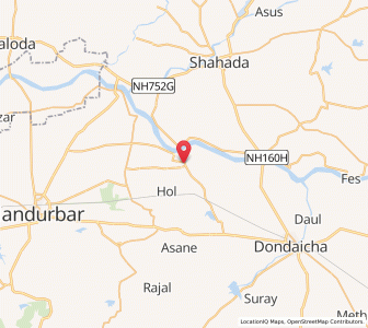 Map of Koparli, Maharashtra