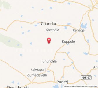 Map of Kopol, Andhra Pradesh
