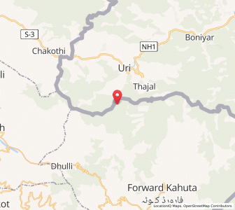 Map of Kopra Lambawaia, Kashmir