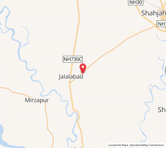 Map of Korabonda, Uttar Pradesh