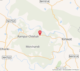 Map of Korat, Maharashtra