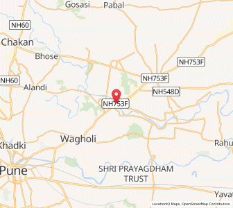Map of Koregaon, Maharashtra