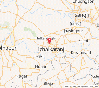 Map of Korochi, Maharashtra