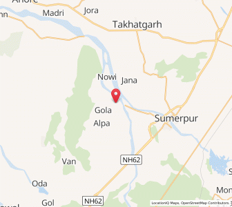 Map of Korta, Rajasthan