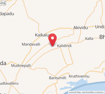 Map of Korukollu, Andhra Pradesh