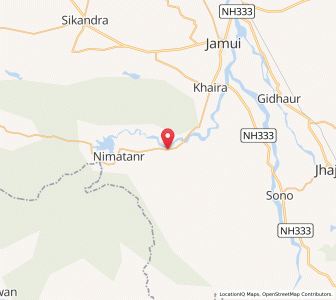 Map of Korwatanr, Bihar