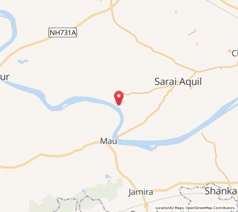 Map of Kosam Khiraj, Uttar Pradesh