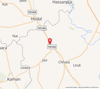 Map of Kosi, Uttar Pradesh
