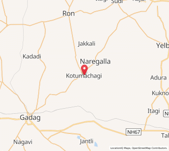 Map of Kot Umachigi, Karnataka