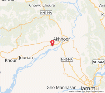 Map of Kot, Kashmir