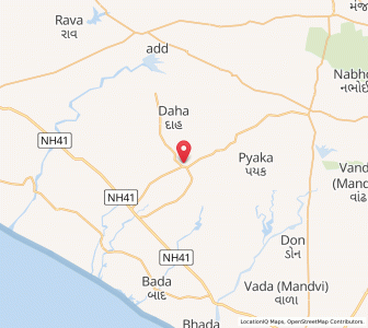 Map of Kotadi, Gujarat