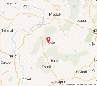 Map of Kotala, Andhra Pradesh