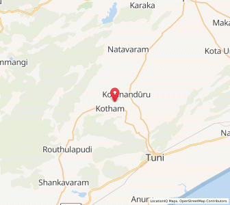 Map of Kotananduru, Andhra Pradesh