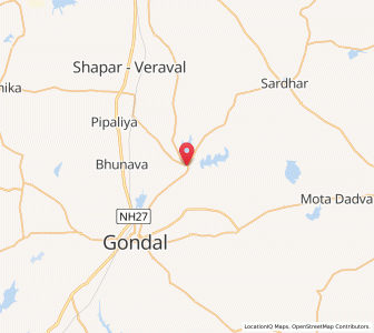 Map of Kotda Sangani, Gujarat