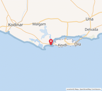 Map of Kotda, Daman and Diu