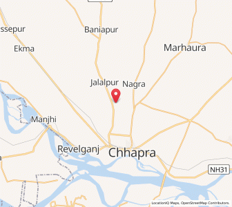 Map of Kotea, Bihar