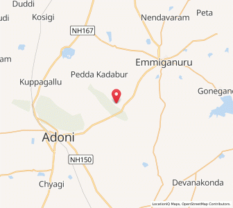 Map of Kotekallu, Andhra Pradesh