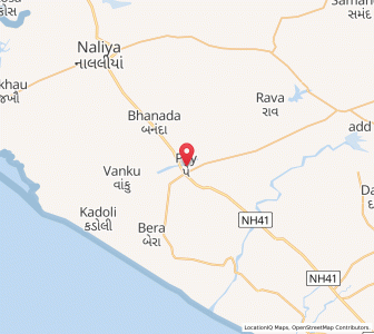 Map of Kothara, Gujarat