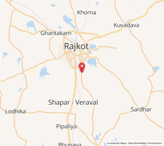 Map of Kotharia, Gujarat