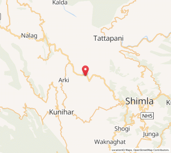 Map of Kothi Kunal, Himachal Pradesh